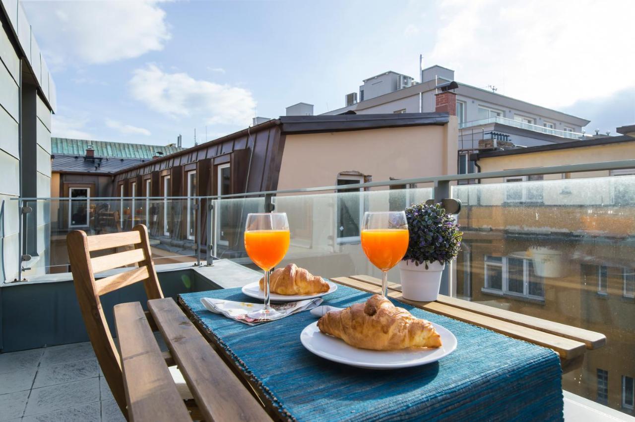 Modern Apartment Charvatova Prague Luaran gambar
