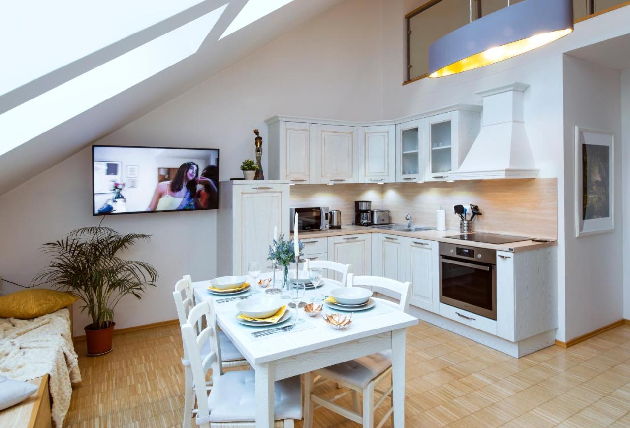 Modern Apartment Charvatova Prague Luaran gambar