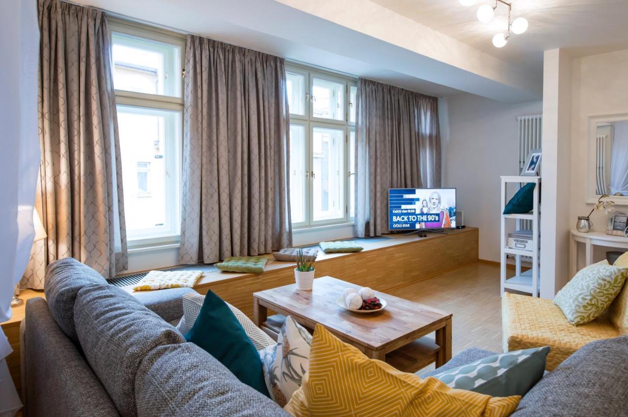 Modern Apartment Charvatova Prague Luaran gambar